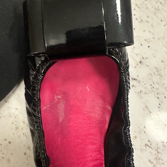 Miu Miu Glossy Black Flats with Pink Interior - Picture 5 of 6